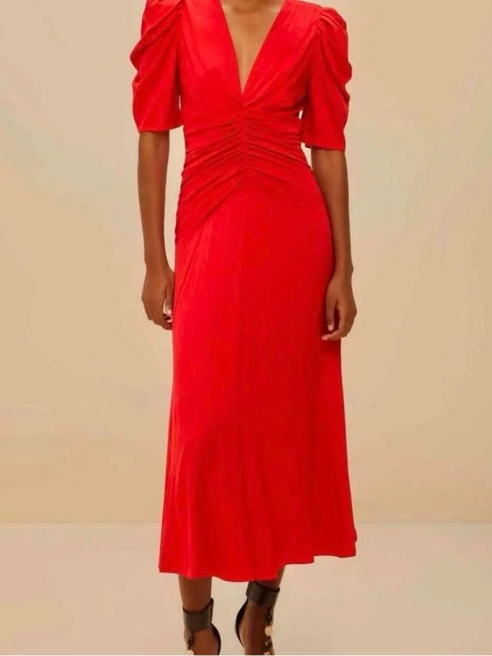 Red FARM RIO SIZE SMALL DRESS - Picture 1 of 7